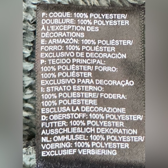 The North Face Osito Women’s Fleece Full-Zip Jacket Size Extra Large - Picture 13 of 15